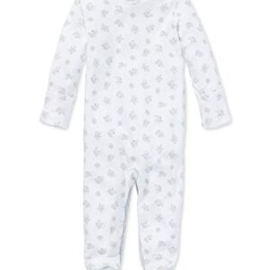 Ralph Lauren Baby Boy/Girl Neutral Print Cotton Jersey Coverall Paper White Multi (Newborn)