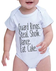 custom party shop baby boy’s funny ring bearer wedding onepiece 6-12 months