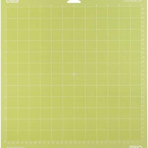 Cricut StandardGrip Machine Mats 12in x 12in, Reusable Cutting Mats for Crafts with Protective Film, Use with Cardstock, Iron On, Vinyl and More, Compatible with Cricut Explore & Maker (2 Count)