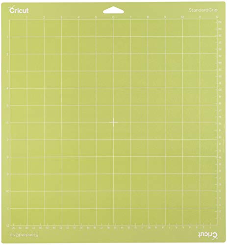 Cricut StandardGrip Machine Mats 12in x 12in, Reusable Cutting Mats for Crafts with Protective Film, Use with Cardstock, Iron On, Vinyl and More, Compatible with Cricut Explore & Maker (2 Count)