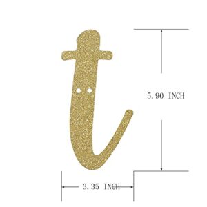 Gold Glitter Treat Yo Self Banner for Wedding Engagement Party Sign, Dessert/Ice Cream/Popcorn Table Decoration for Home Party Supplies QWLQIAO