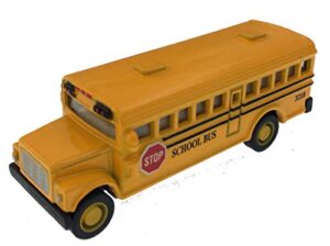 kinsmart mini school bus 2.5″ die cast metal model toy car