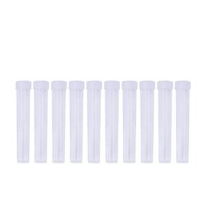 embroidery needle tube needle tube organizer transparent bottle accessaries for knitting cross embroidery needle accessories 10pcs ( 60 ) plastic needle container