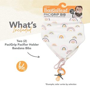 BooginHead Baby Bandana Pacifier Holder Cotton Bibs 2-Pack, Camouflage