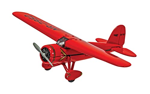 Corgi Diecast Smithsonian Collection Amelia Earhart Lockheed 5B Vega Miniature Scale Display Model Aircraft CS91303, Red