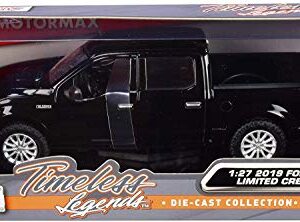 2019 GMC Sierra 1500 Denali Crew Cab Pickup Truck Black 1/24-1/27 Diecast Model Car by Motormax 79362