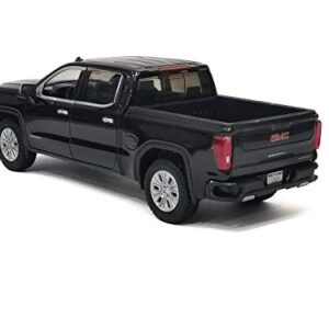 2019 GMC Sierra 1500 Denali Crew Cab Pickup Truck Black 1/24-1/27 Diecast Model Car by Motormax 79362