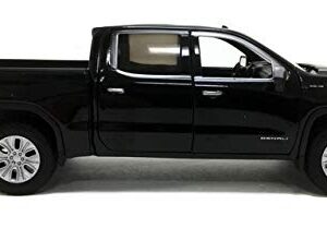 2019 GMC Sierra 1500 Denali Crew Cab Pickup Truck Black 1/24-1/27 Diecast Model Car by Motormax 79362