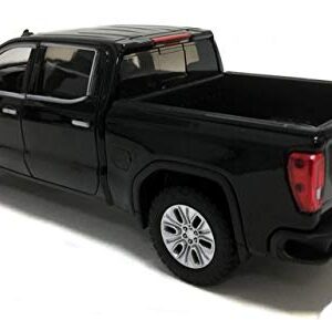 2019 GMC Sierra 1500 Denali Crew Cab Pickup Truck Black 1/24-1/27 Diecast Model Car by Motormax 79362