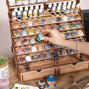 Modular + Corner Paint Rack Organizer