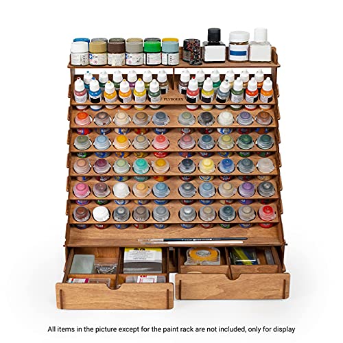 Modular + Corner Paint Rack Organizer