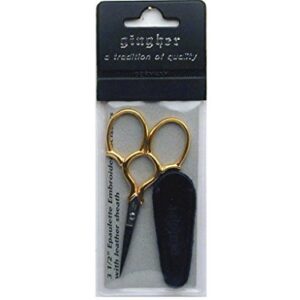 Gingher Epaulette 3-1/2 Inch Embroidery Scissors (2 Pack)