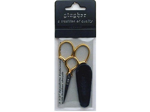 Gingher Epaulette 3-1/2 Inch Embroidery Scissors (2 Pack)