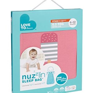 Love To Dream Nuzzlin Sleep Bag, Pink, Small