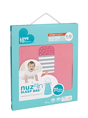 Love To Dream Nuzzlin Sleep Bag, Pink, Small