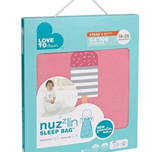 Love To Dream Nuzzlin Sleep Bag, Pink, Small