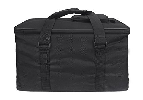 Professional Art Supplies Storage Bag with Shoulder Padded Strap, Large Painting Travel Tote Bag for Paints, Paint Brushes &Pen &Pencil, Pallet, Sketchbook,Paint Bucket,Waterproof and Foldable,Canvas