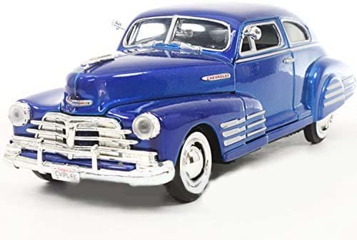 MOTORMAX 73266 1948 48 Chevy AEROSEDAN Fleetline 1/24 DIECAST Blue,#G14E6GE4R-GE 4-TEW6W207177