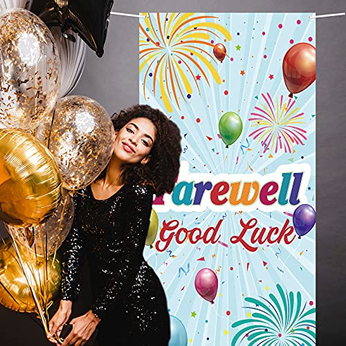 Dill-Dall Farewell Good Luck Door Banner, Farewell Backdrop Banner, Going Away Party / Retirement / Graduation / Moving / Job Changing Party Background Banner