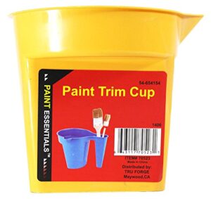 paint trim cup with pour spout