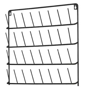 vicasky spools thread rack metal thread holder organizer with hanging hooks for embroidery quilting and sewing threads black