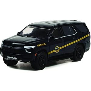 greenlight 30343 hot pursuit – 2021 chevy tahoe police pursuit vehicle (ppv) – west virginia state police (hobby exclusive) 1/64 scale diecast