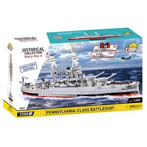 cobi historical collection world war ii pennsylvania-class battleship executive edition