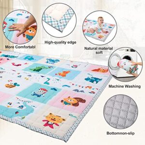 Baby Play Mat, Baby Crawling Floor Mats,71 x 59 Babies Playmats Compatible with TODALE and LIAMST Baby Playpen, Non-Slip Cushion Indoor Outdoor Infant Play Matt Foldable Toddlers Foam Play Mats