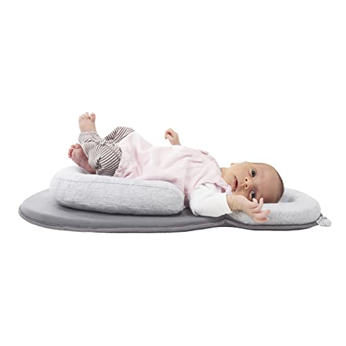 Babymoov Original Baby Lounger & Infant Floor Seat (Baby Registry Must-Have)), Gray