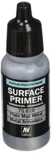 vallejo game air plate mail metal surface primer paint