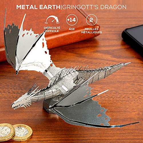 Fascinations Metal Earth Harry Potter Gringotts Dragon 3D Metal Model Kit
