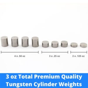 Pinewood Car Derby Weights Tungsten (4 Oz Bundle)