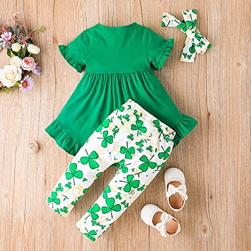 Reokoou St. Patrick's Day Baby Pink Outfit Purple Skirt Outfit Love Sweater Red Outfit Toddler Outfits for Girls