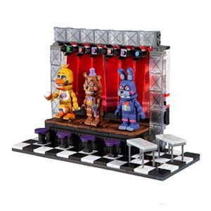 mcfarlane toys five nights at freddy’s deluxe concert stage large construction set