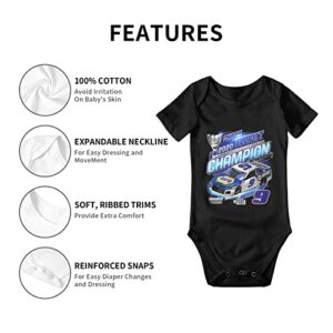 Chase Elliott 9 Baby Bodysuit Soft Crawling Suit Short Sleeve Jumpsuit Clothes Unisex Multi Size