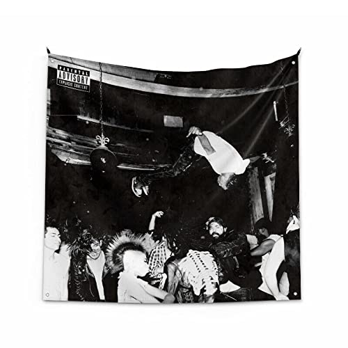 Tiango Playboi Carti "Die Lit" Art Music Album Tapestry Flag 3FT Banner