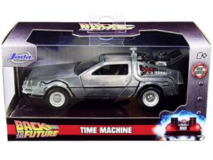 delorean dmc time machine, back to the future i – jada toys 32185 – 1/32 scale diecast model toy car