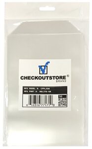 checkoutstore 50 clear storage pockets (5 5/8 x 8 1/2)