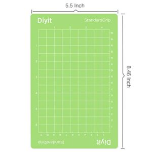 Diyit Standardgrip Cutting Mat for Cricut Joy(4.5x6.5 Inch, 3 Pack)Joy Mat Adhesive Cutting Mats for Cricut Joy Accessories for Creative DIY Works