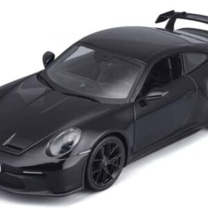 Maisto - 1/18 Scale Model Compatible with Porsche 911 GT3 2022 Die-Cast Scale Model Replica Miniature (Black)