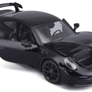 Maisto - 1/18 Scale Model Compatible with Porsche 911 GT3 2022 Die-Cast Scale Model Replica Miniature (Black)