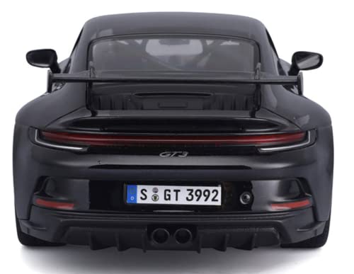 Maisto - 1/18 Scale Model Compatible with Porsche 911 GT3 2022 Die-Cast Scale Model Replica Miniature (Black)