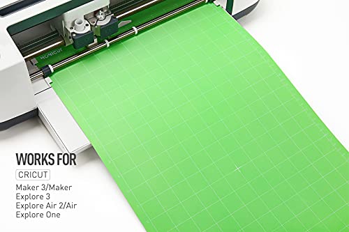 Monicut 12x24 Standardgrip Cutting Mat for Cricut Maker 3/Maker/Explore 3/Air 2/Air/One, 3 Pcs Non-Slip Flexible Cutting Mats for Crafts, Quilting, Sewing and all Arts