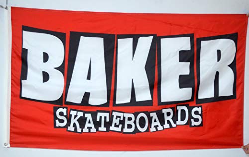 2But of Baker Skateboards Flag 3x5ft Banner Skate Wall