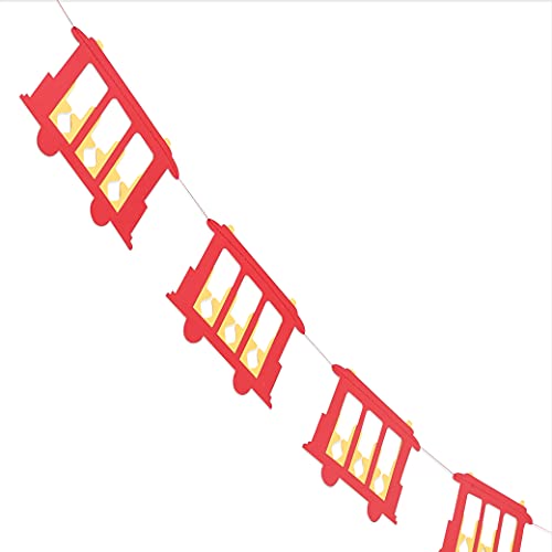 Daniel Tiger Trolley Paper Garland - San Francisco Garland, a Perfect Complement for Birthday Parties, Bridal Showers, or Baby Showers, 6 Inches. (Daniel Tiger)