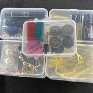 Snap Tight Plastic Storage Box of 9 Packs, Box for Casing Accessories, Ornaments, Utensils, Beads, and Stationary.