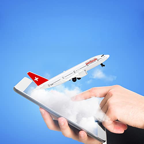 EcoGrowth Model Planes Swiss Plane Airplane Model Airplane Toy Plane die-cast Planes for Collection & Gifts for Christmas, Birthday