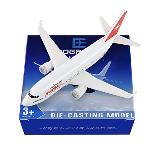 EcoGrowth Model Planes Swiss Plane Airplane Model Airplane Toy Plane die-cast Planes for Collection & Gifts for Christmas, Birthday