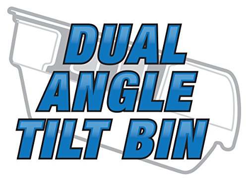 Performance Tool W5169 32-inch Rail Set for Dual Angel Tilt Parts Bins (2 pack), White