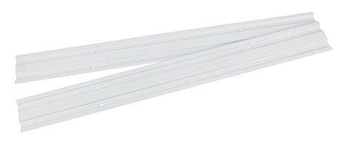 Performance Tool W5169 32-inch Rail Set for Dual Angel Tilt Parts Bins (2 pack), White